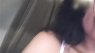 Big boob girl with glasses makes me cun