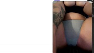 Quick Little Show With Tatted Cutie