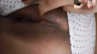 Hot girl masturbates with me