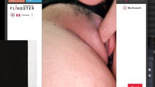 Cutie In bodysuit Shows Off Her Swollen Pussy