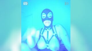 French busty sexy mask
