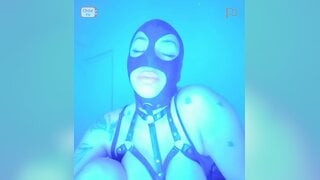 French busty sexy mask