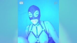 French busty sexy mask