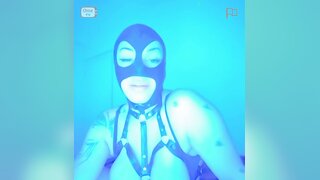 French busty sexy mask