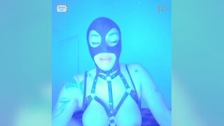 French busty sexy mask