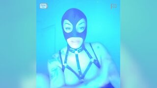 French busty sexy mask