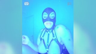 French busty sexy mask