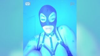 French busty sexy mask