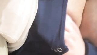 Saudi Arabian Chubby with Huge Fluffy Tits