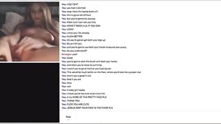 Omegle Blonde cutie [with sound]