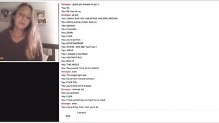 Omegle Blonde cutie [with sound]