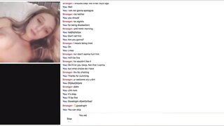 Omegle Blonde cutie [with sound]