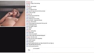 Omegle Blonde cutie [with sound]