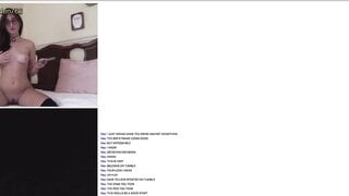 Cutie with knee high socks plays