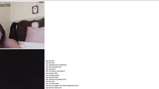 Cutie with knee high socks plays