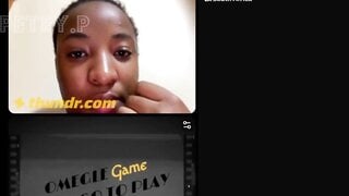 South African Plays Omegle Game