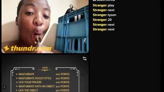 South African Plays Omegle Game