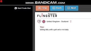 Teen using dildo (flingster)