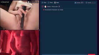 Mexican flingster Slut with buttplug squirts hard