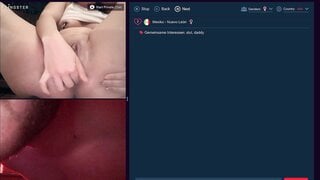 Mexican flingster Slut with buttplug squirts hard