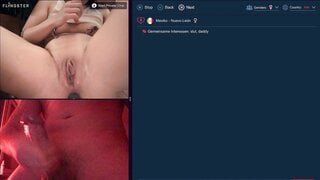 Mexican flingster Slut with buttplug squirts hard