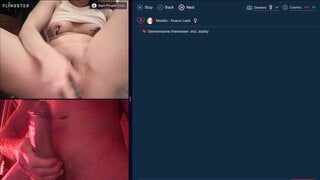 Mexican flingster Slut with buttplug squirts hard