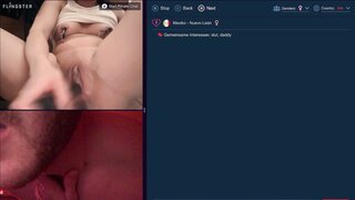 Mexican flingster Slut with buttplug squirts hard