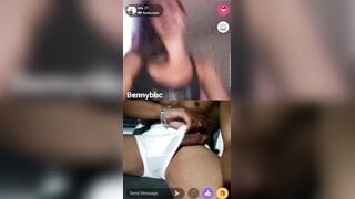 Girl gets turned on looking at bbc