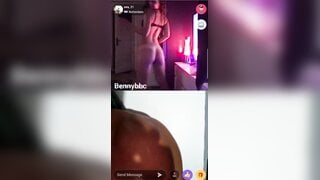 Girl gets turned on looking at bbc