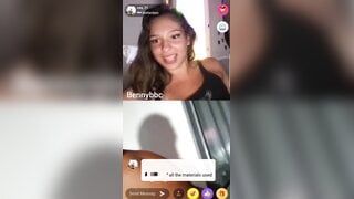 Girl gets turned on looking at bbc