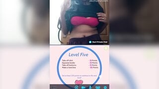Indian Girl Big Tits Plays Omegle Game