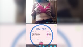 Indian Girl Big Tits Plays Omegle Game