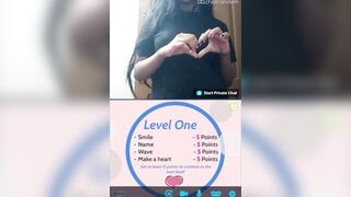 Indian Girl Big Tits Plays Omegle Game