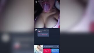 Hot Chilean woman helps me cum (no sound)