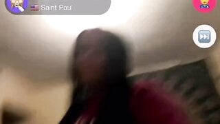 Bored teen lifts her top for me