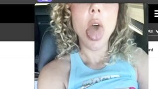 Horny Milf Had To Rub One Out On The Way Home From The Gym