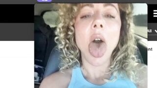 Horny Milf Had To Rub One Out On The Way Home From The Gym