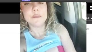 Horny Milf Had To Rub One Out On The Way Home From The Gym