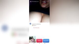 Hot Mexican girl masturbates and helps me cum (no sound)