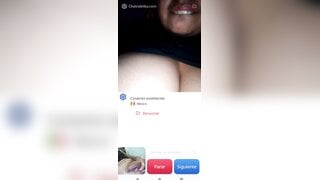 Hot Mexican girl masturbates and helps me cum (no sound)