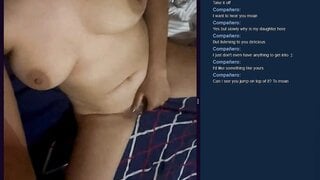 Omchater Flingster Hot MILF Rides Cucumber