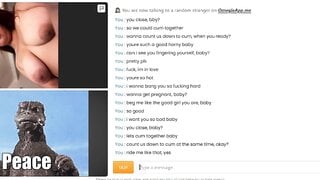 Omeagle Chubby Tits getting Naughty
