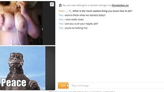 Omeagle Chubby Tits getting Naughty