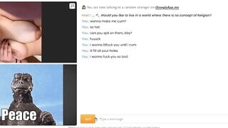 Omeagle Chubby Tits getting Naughty