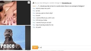 Omeagle Chubby Tits getting Naughty