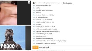 Omeagle Chubby Tits getting Naughty