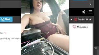 Cutie Had To Pull Car Over & Rub One Out (No Audio)