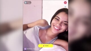 19 year old girl plays truth and dare on Monkey app