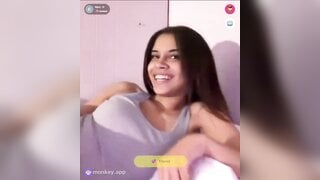 19 year old girl plays truth and dare on Monkey app
