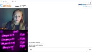 Cute innocent blonde girl g766